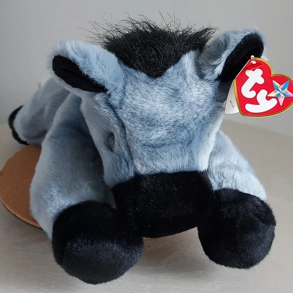 LARGE Ty Beanie Buddies LEFTY THE DONKEY Introduced 1996 Presidential Election - Picture 3 of 17
